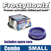 FrostyBowlz 14 oz. Chilled Pet Bowl + Bonus FrostyCores