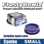 FrostyBowlz 14 oz. Chilled Pet Bowl + Bonus FrostyCores